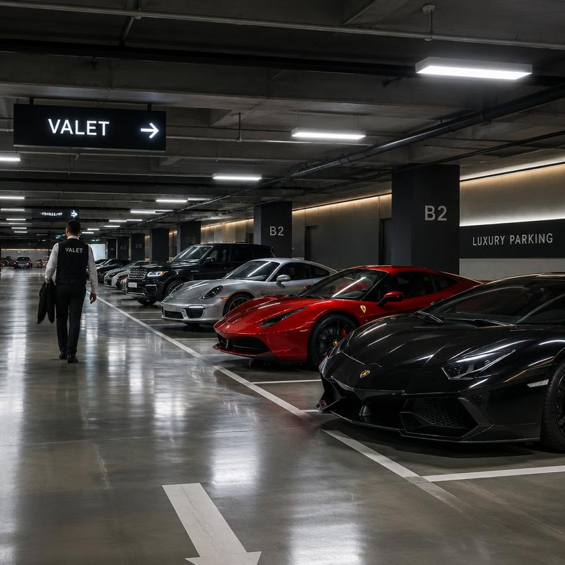 Parking souterrain à Monaco